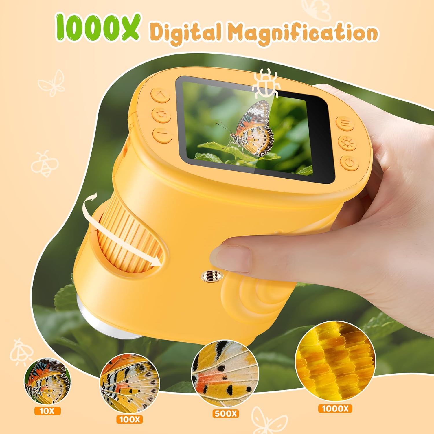 Microscope Kids Science - 1000X يده مجهر رقمي للأطفال 2