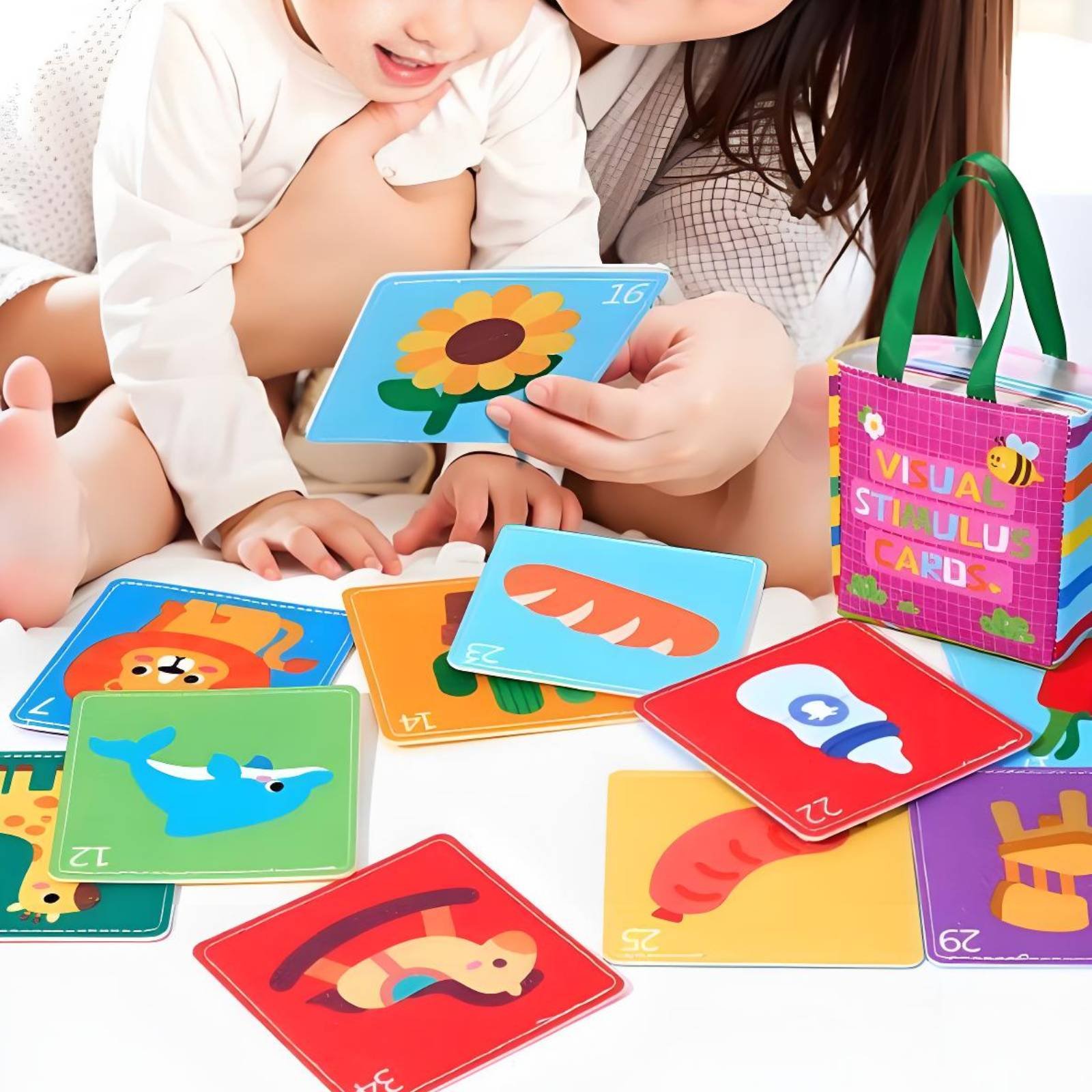 Educational Flash Card - بطاقات قماشية للتعليم المبكر للأطفال من