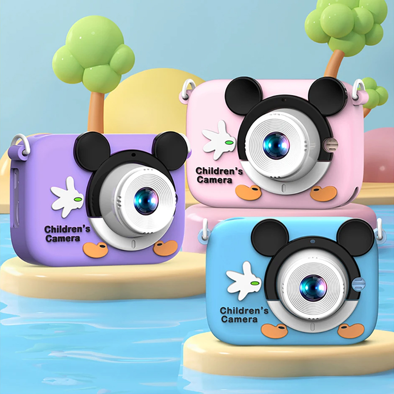 Kids Toys Top View - أطفال كاميرا كرتونية 1080P HD 2