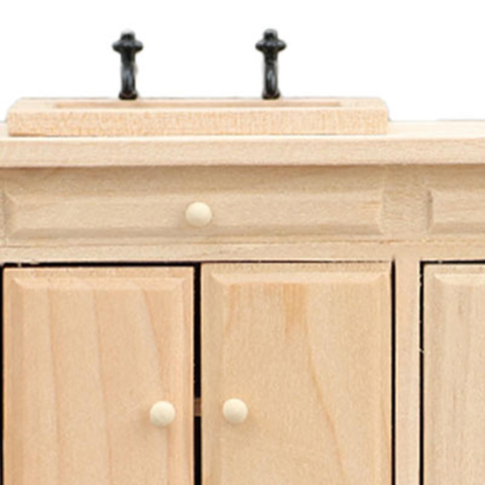 Kids Toys Drawers - بيت ألعاب صغير محمول، أثاث مطبخ،