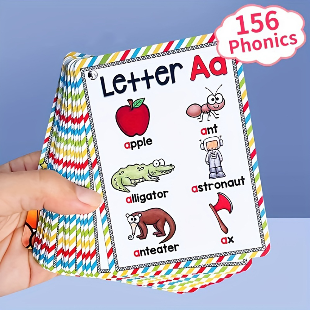 Educational Flash Card - Bview Art الإنجليزية 26 حرفًا الأبجدية
