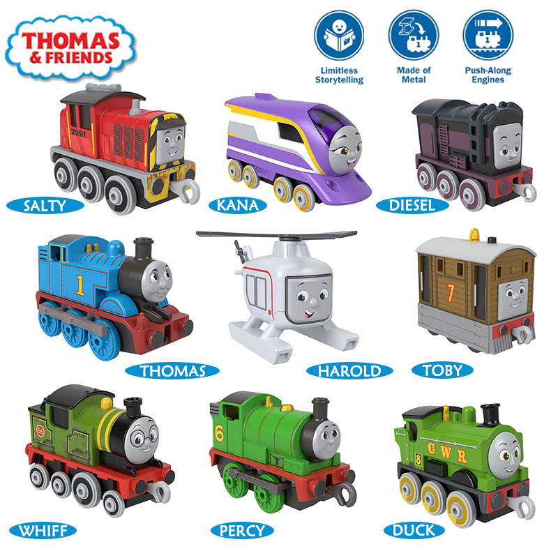 Kids Toys Play Thomas And Friends - قطار توماس والأصدقاء المصنوع من المعدن