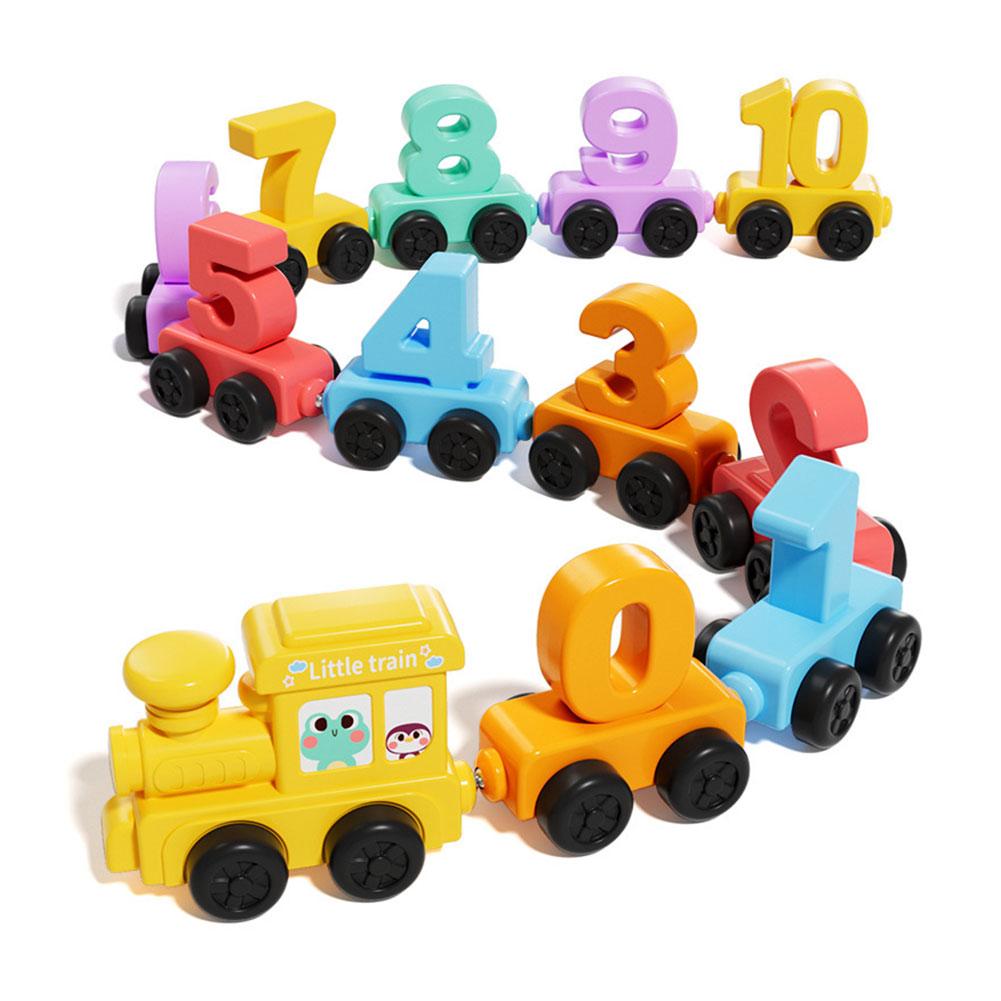 Kids Toys Learning - لعبة قطار تعليمية مونتيسوري خشبية مغناطيسية