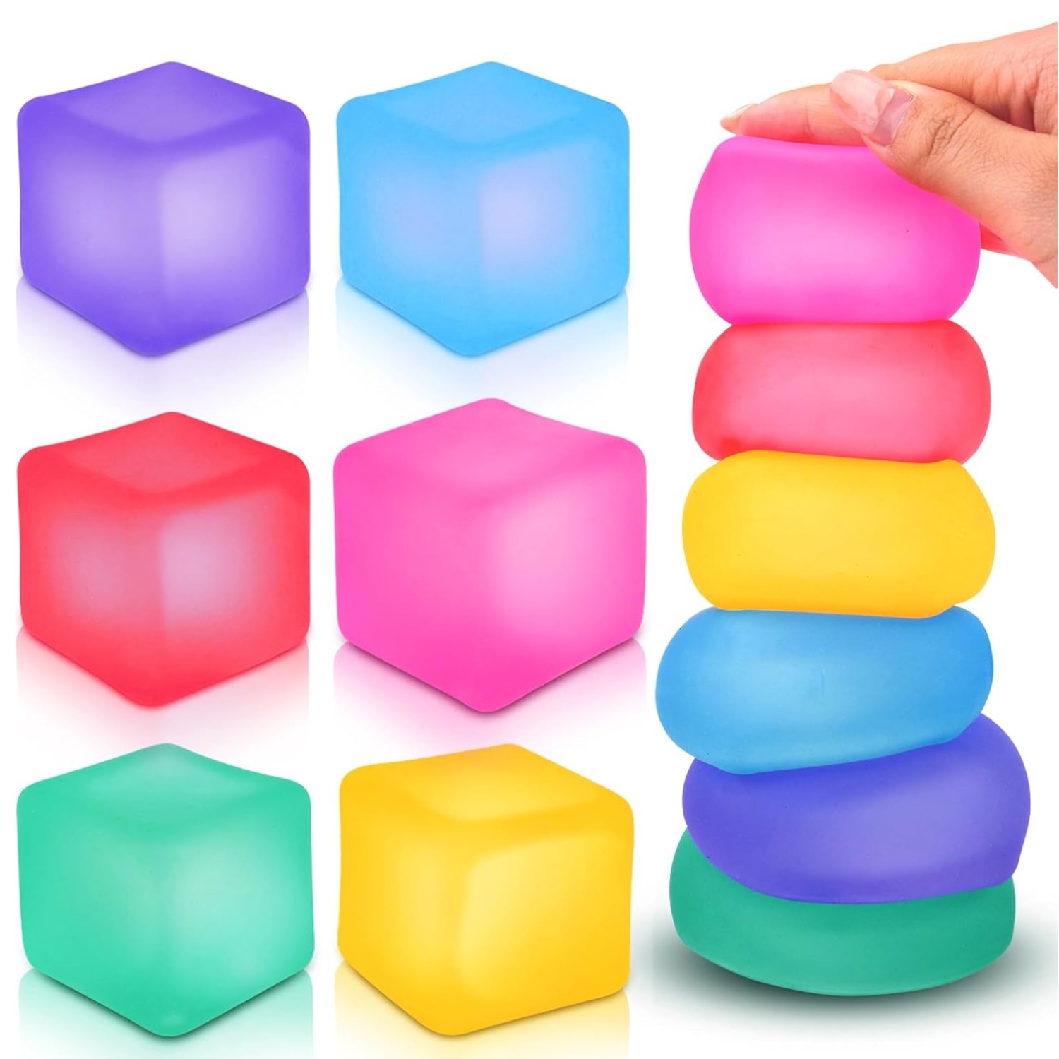 Kids Quiet Toys - الإجهاد مكعب اسفنجي ألعاب متململة للاسترخاء