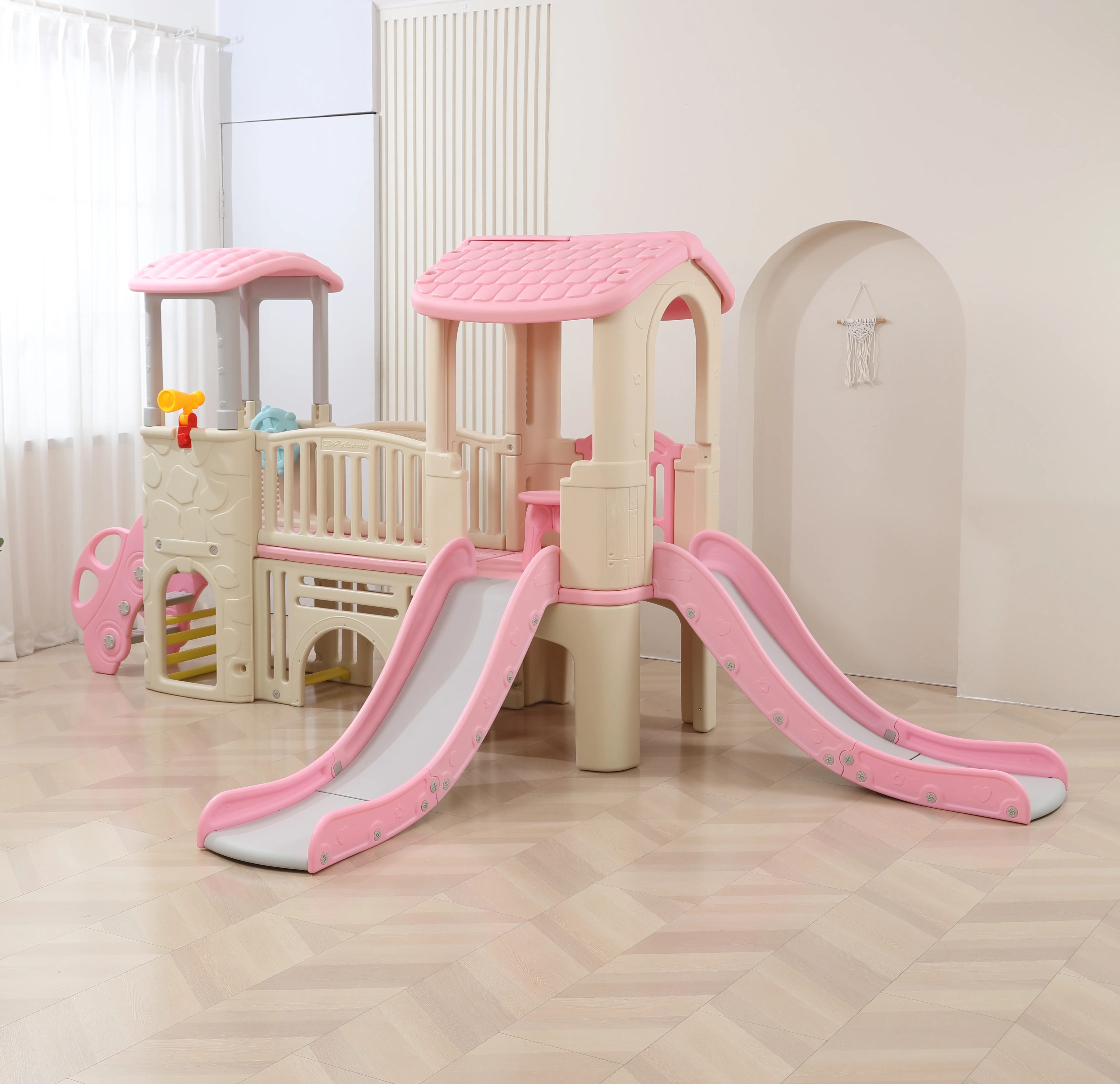 Kids Toys Mall - بيت لعب داخلي كبير مع زحليقة