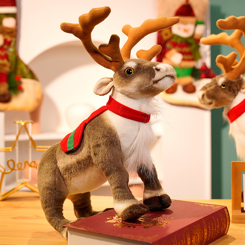 Best Kids Toys Xmas - محاكاة الرنة ألعاب من نسيج مخملي