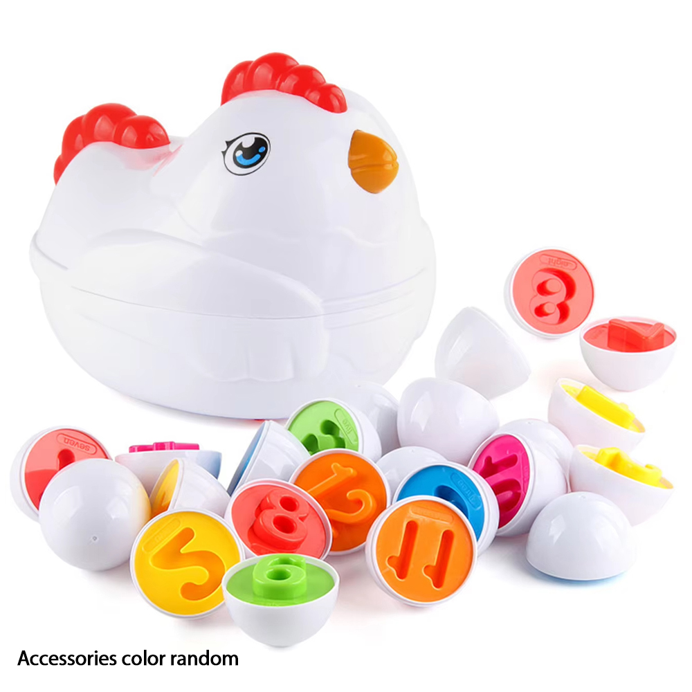 Kids Toys Easter - 12 بيض مطابقة ألعاب الأطفال الحسية