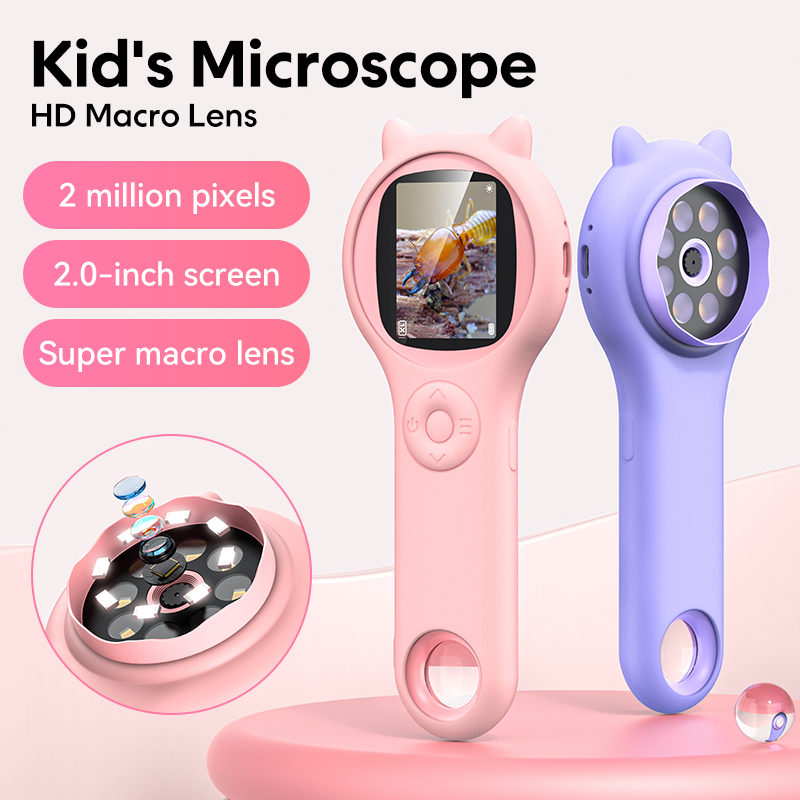Microscope Kids Science - مجهر بصري صغير للأطفال مع وظيفة