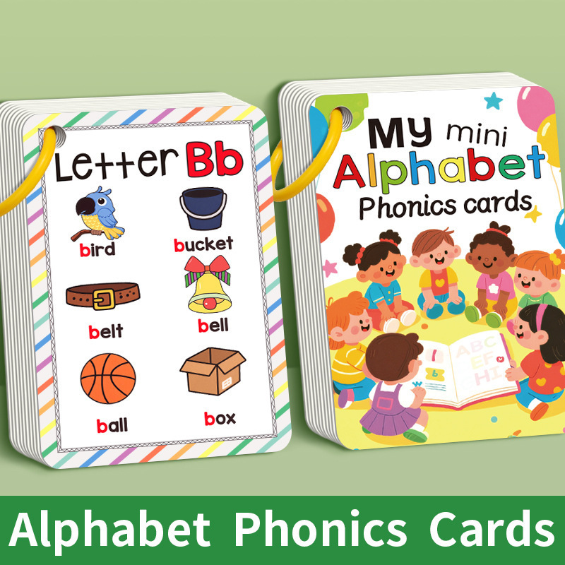 Educational Flash Card - مجموعة من 27 بطاقة تعليمية كرتونية