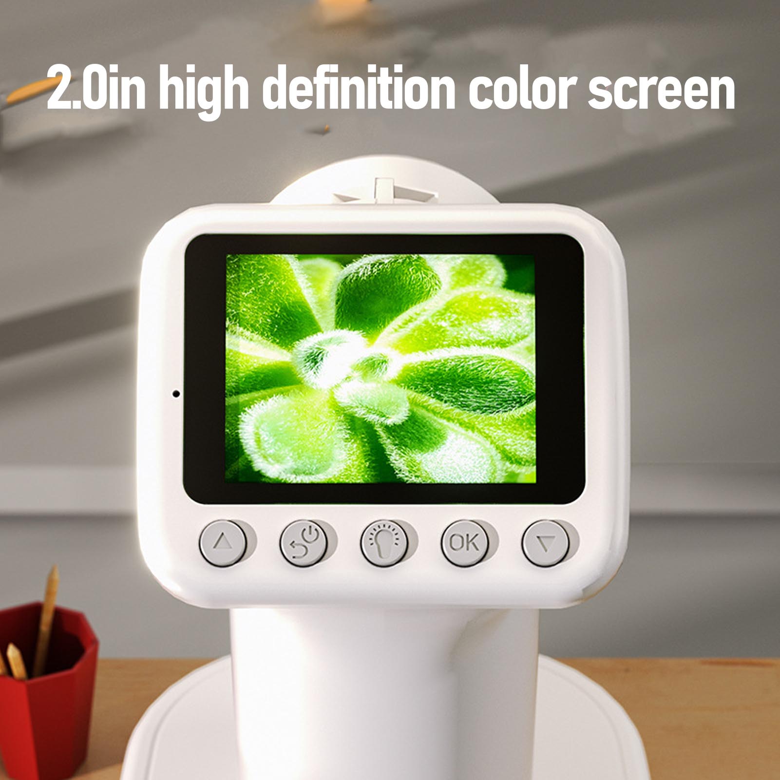مجهر رقمي محمول صغير الحجم بدق - مراجعة Microscope Kids Science وسعره