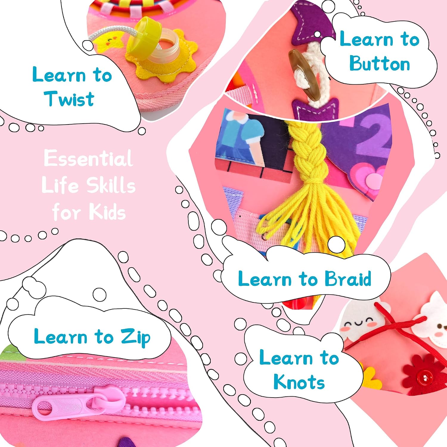 حقيبة ظهر للنشاطات على شكل قلع - مراجعة Kids Quiet Toys وسعره