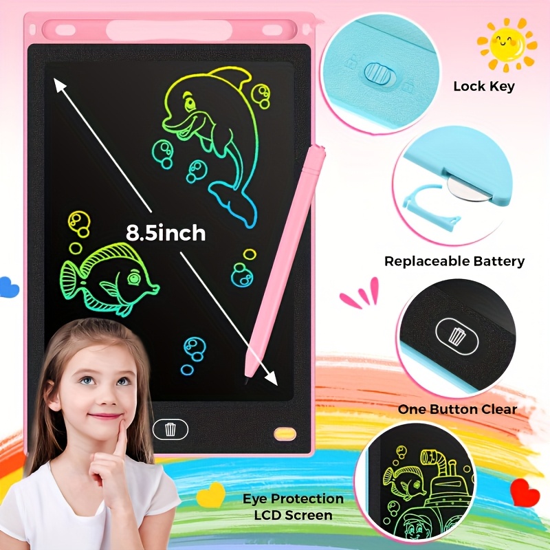 30 قطعة من أقراص الرسم LCD مقا - مراجعة Kids Toys Learning وسعره