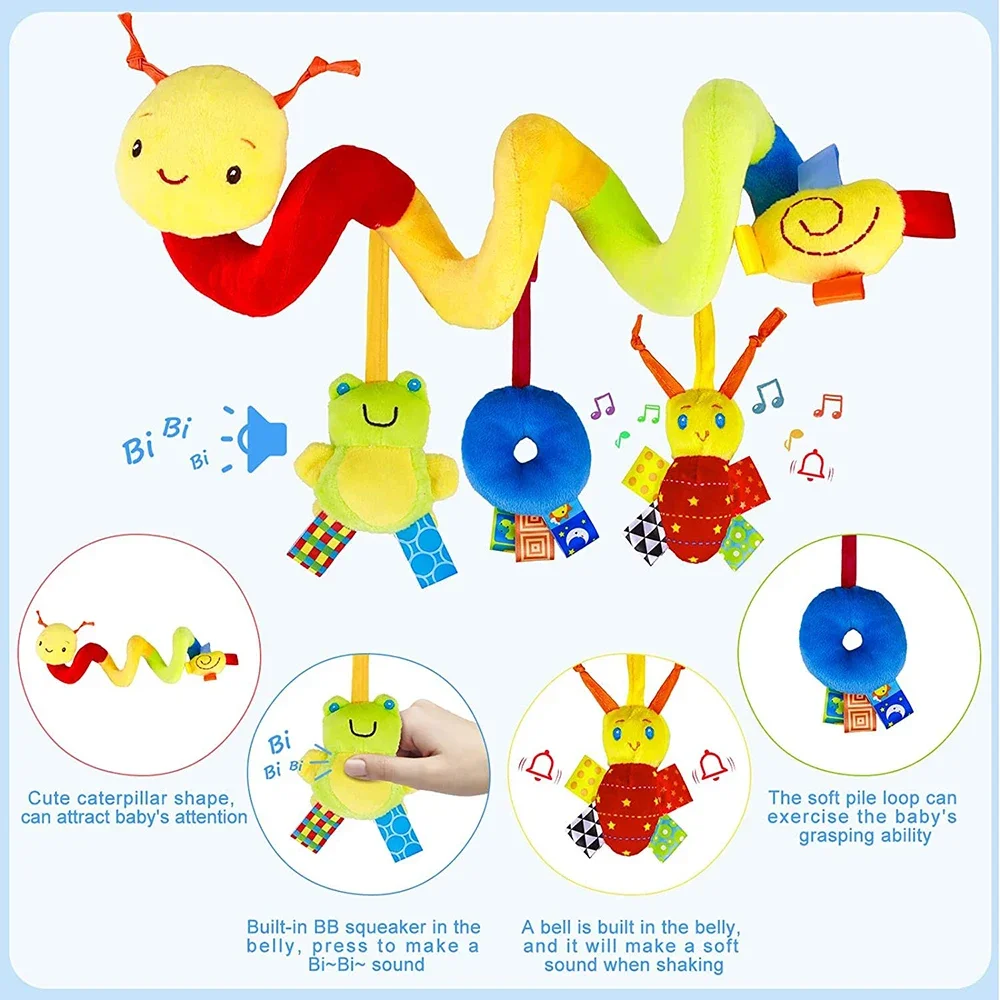 ألعاب عربة الأطفال الحلزونية ل - مراجعة Kids Toys New Born وسعره