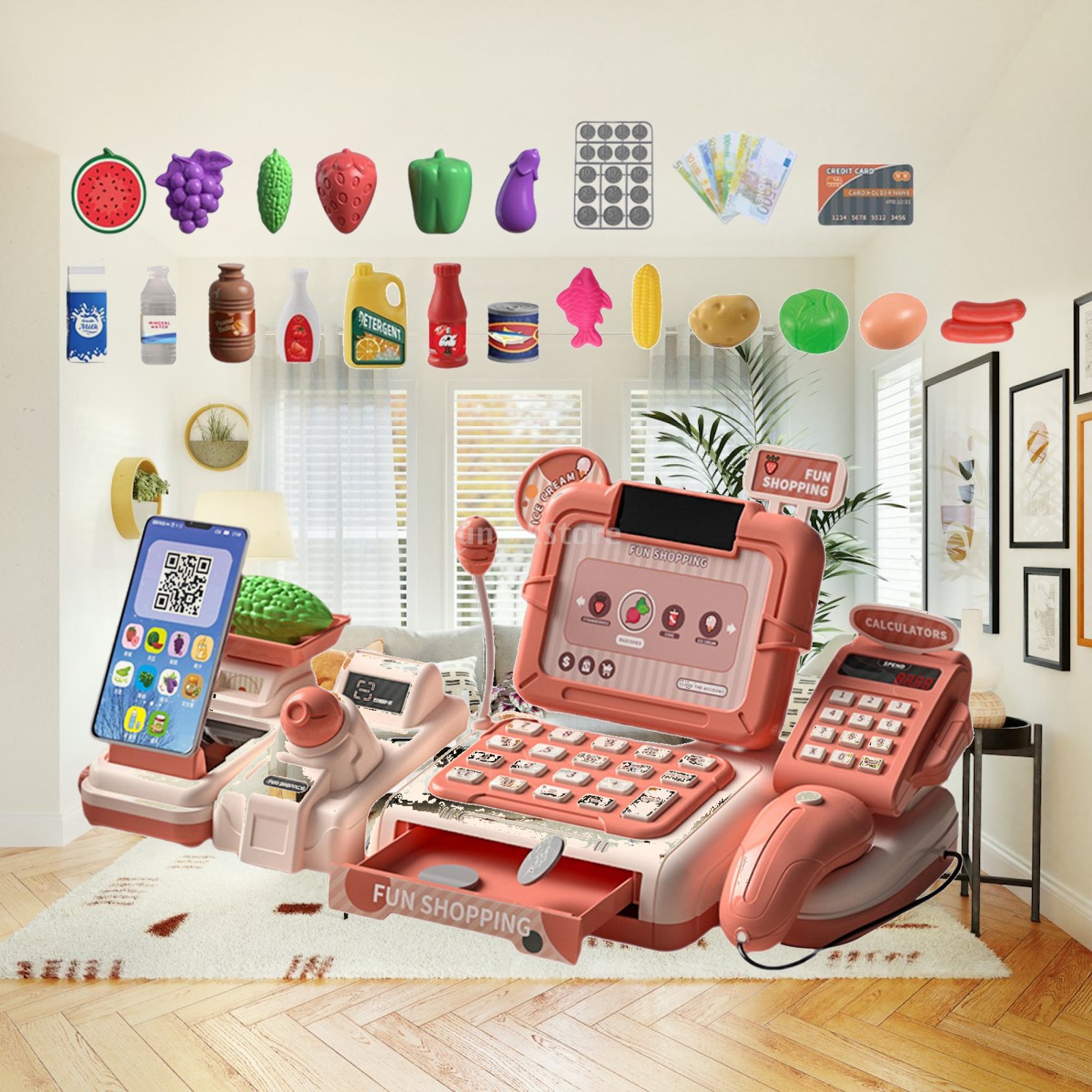 مجموعة ألعاب تسجيل المدفوعات ا - مراجعة Kids Toys In Store وسعره