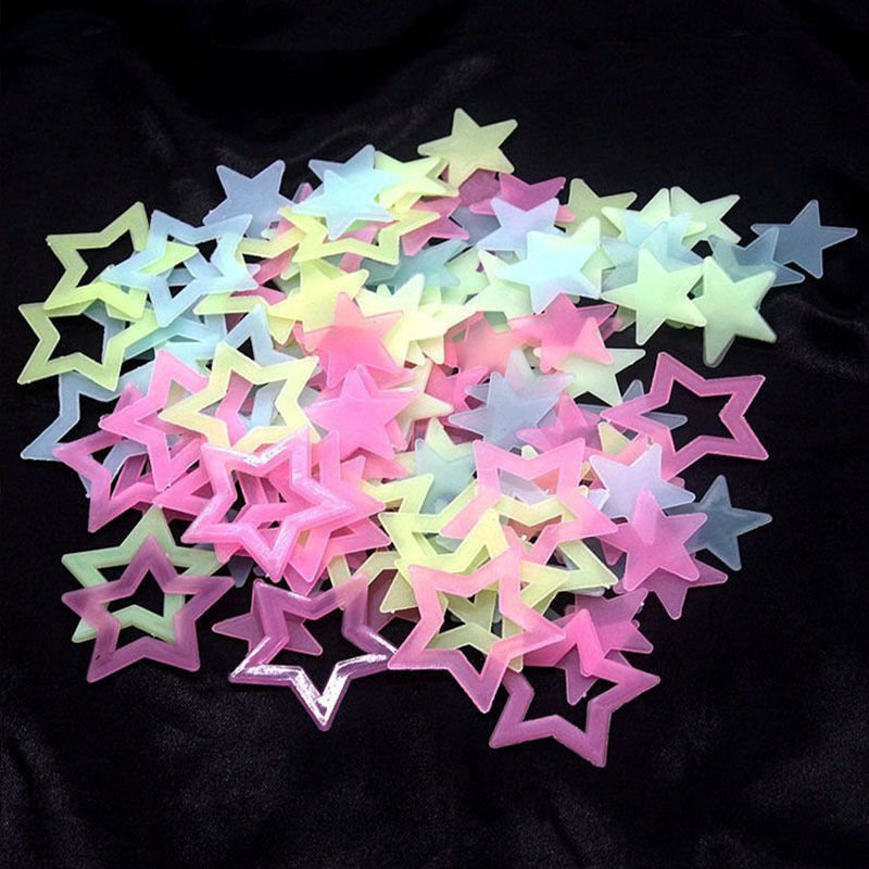 1 حزمة مضيئة ستار الجدار ملصق  - مراجعة Glow In Dark Stars وسعره
