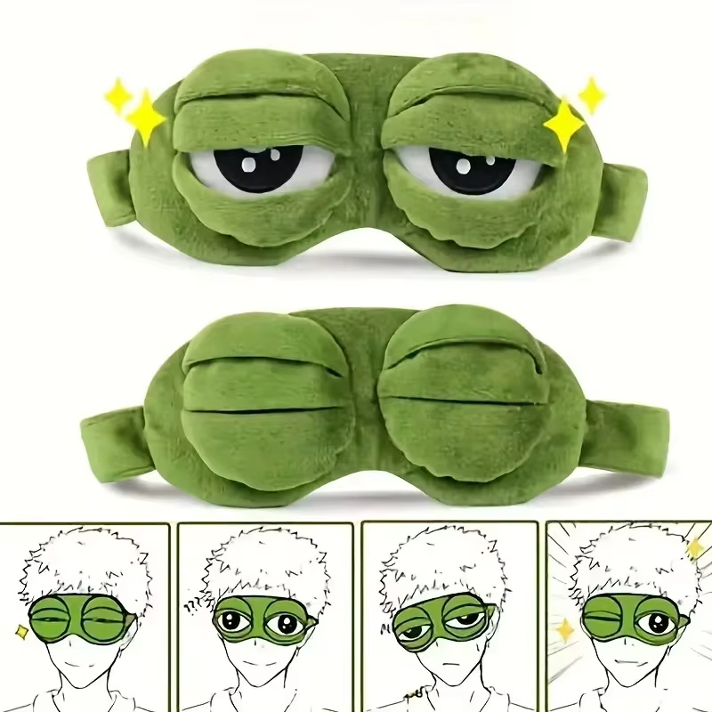 قناع عين على شكل ضفدع للحفلات، - مراجعة Soft Plush Doll وسعره