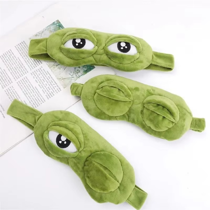 قناع عين على شكل ضفدع للحفلات، - مراجعة Soft Plush Doll وسعره