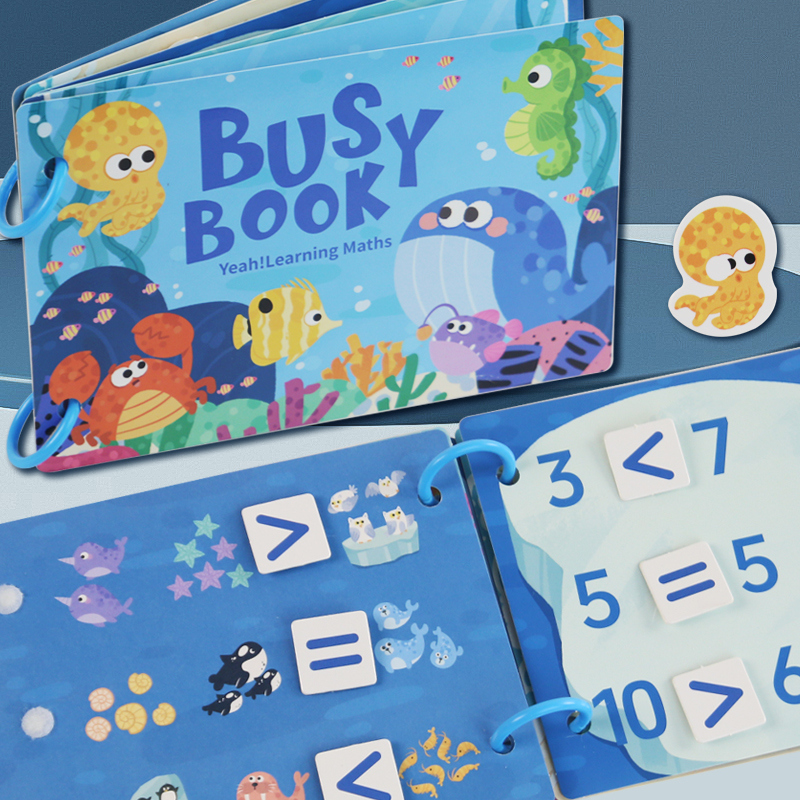 مونتيسوري الطفل مشغول كتابي ال - مراجعة Kids Quiet Toys وسعره