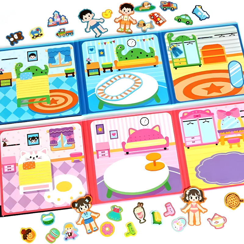 كتاب مغناطيسي هادئ للأولاد وال - مراجعة Kids Quiet Toys وسعره