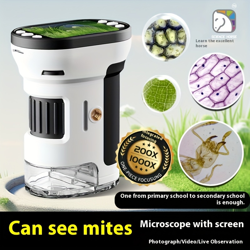 مجموعة ميكروسكوب بيولوجي للأطف - مراجعة Microscope Kids Science وسعره