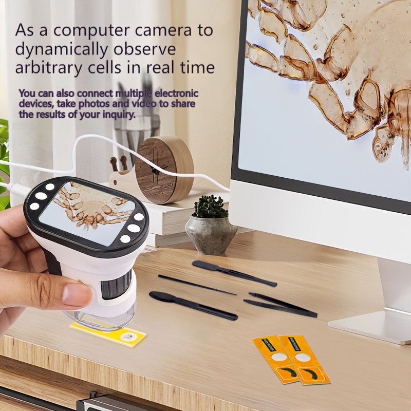 مجموعة ميكروسكوب بيولوجي للأطف - مراجعة Microscope Kids Science وسعره