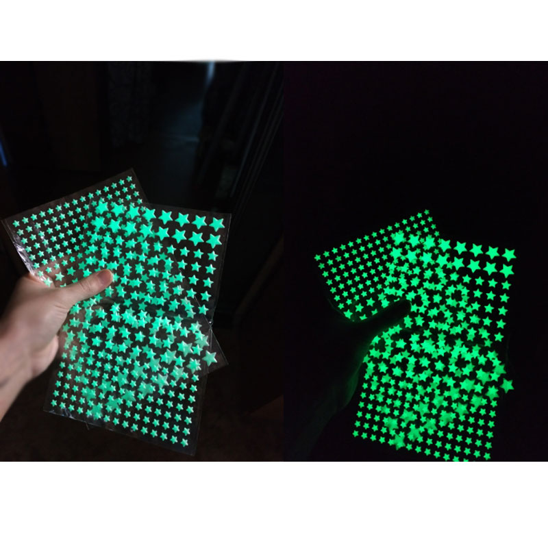 202 قطعة/المجموعة 3D فقاعة نجو - مراجعة Glow In Dark Stars وسعره