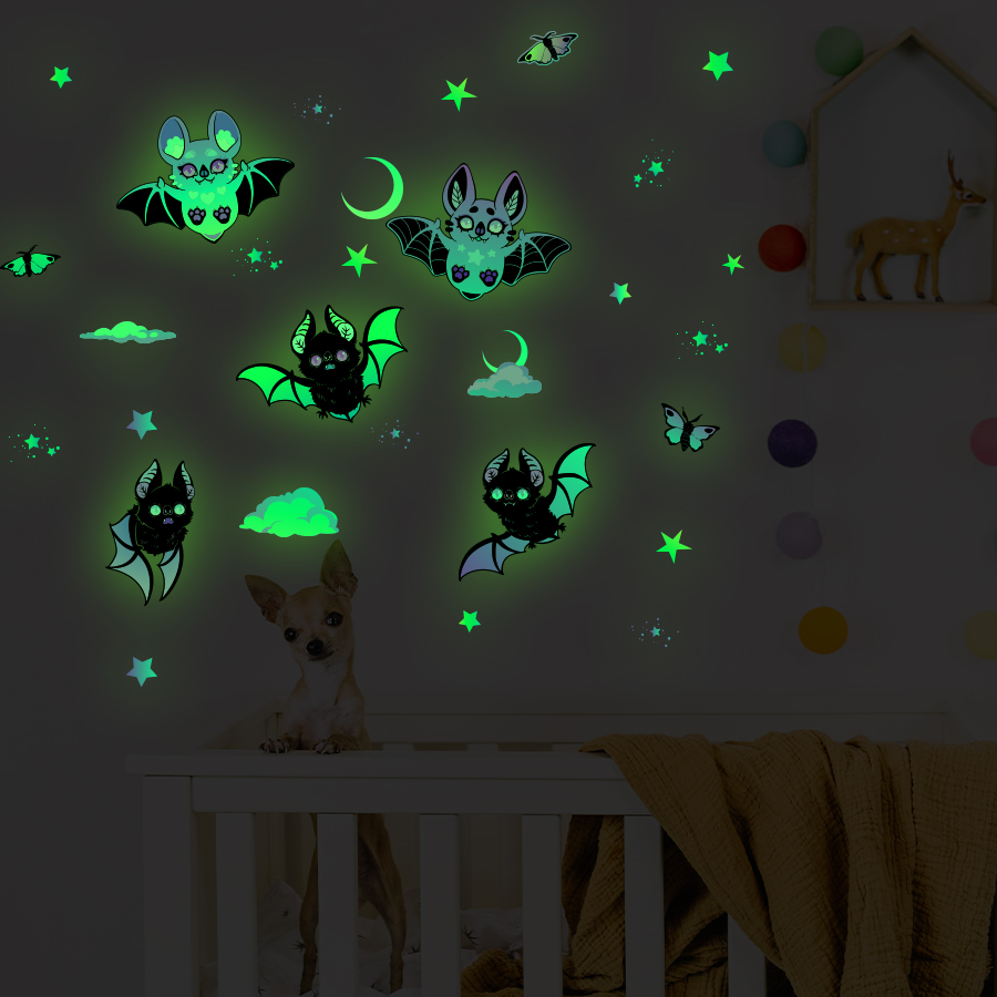 يتوهج في الظلام الخفافيش والنج - مراجعة Glow In Dark Stars وسعره