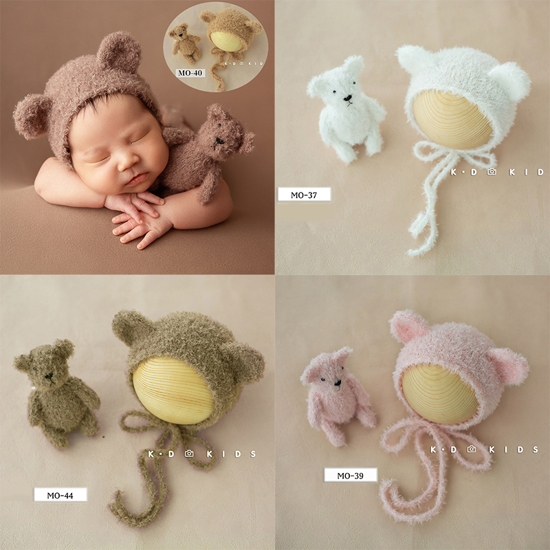 قبعة دب قطيفة للطفل ، غطاء قاب - مراجعة Kids Toys New Born وسعره
