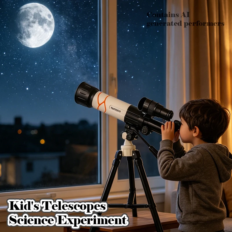 تلسكوبات للأطفال بتكبير 40 مرة - مراجعة Microscope Kids Science وسعره