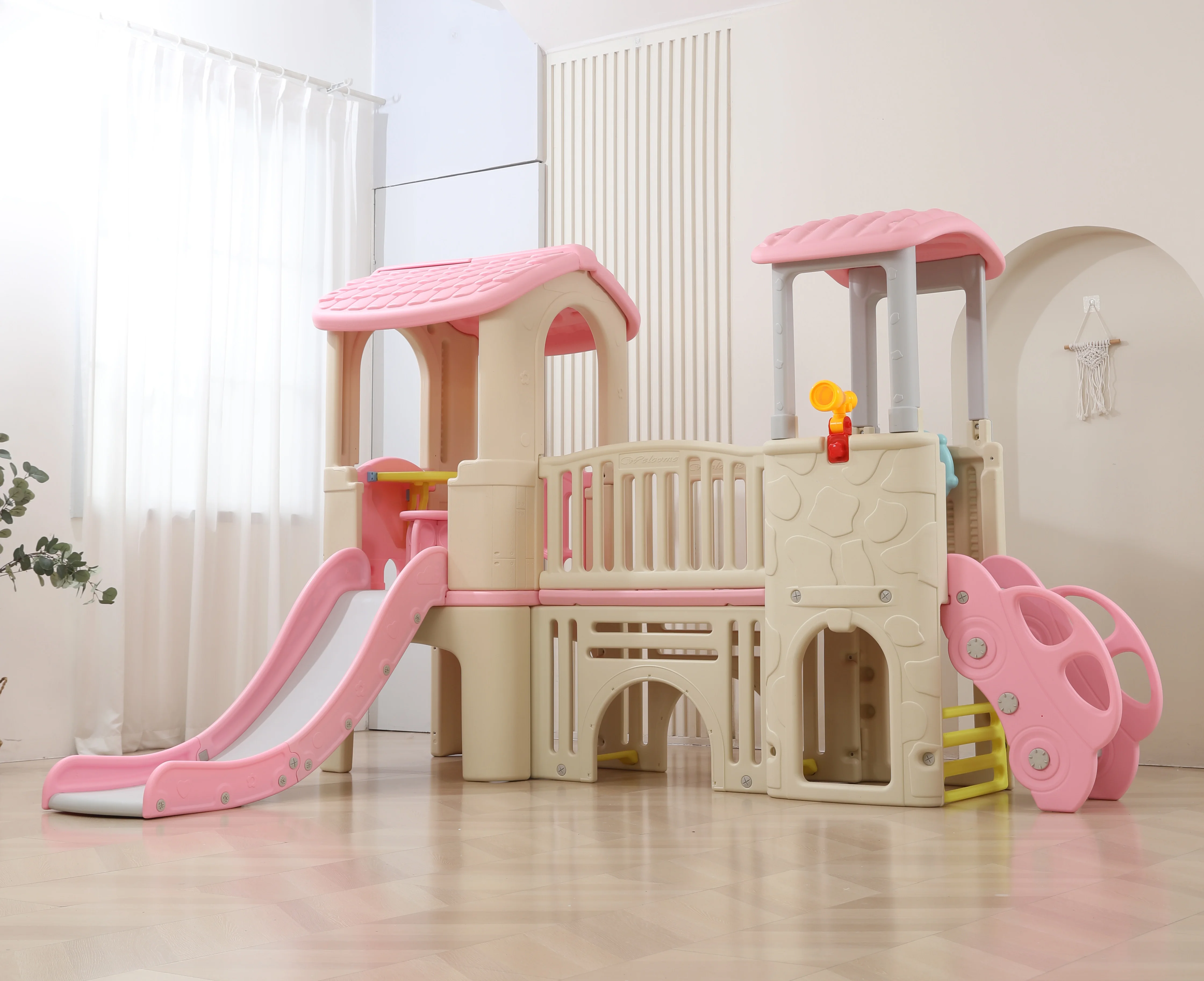 بيت لعب داخلي كبير مع زحليقة م - مراجعة Kids Toys Mall وسعره