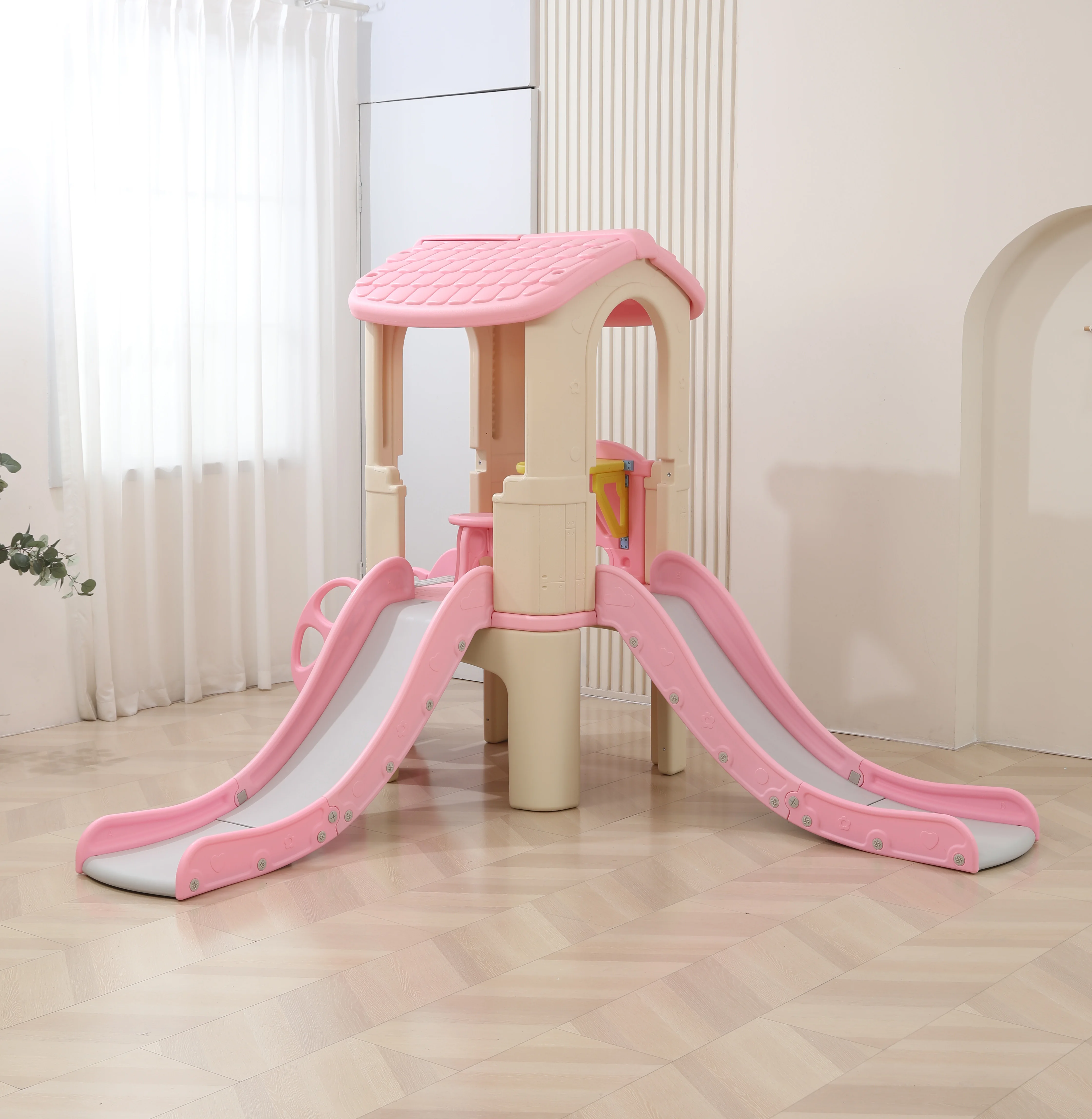 بيت لعب داخلي كبير مع زحليقة م - مراجعة Kids Toys Mall وسعره