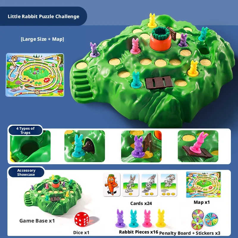 لعبة مصيدة الأرانب الممتعة الأ - مراجعة Kids Toys Easter وسعره