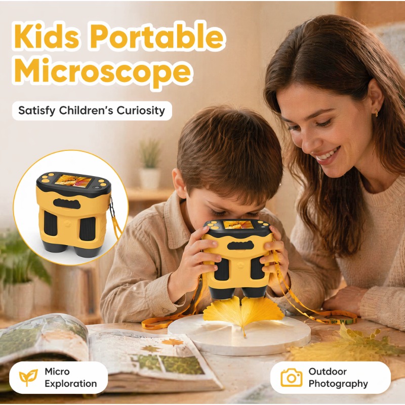كاميرا مجهر رقمية 4K بتكبير 10 - مراجعة Kids Toys Top View وسعره