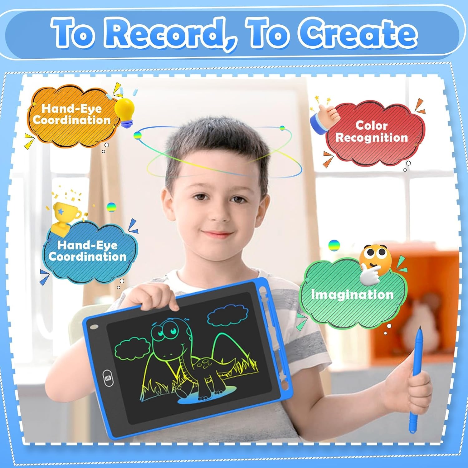 لوح كتابة LCD للأطفال، لوح رسم - مراجعة Kids Toys Learning وسعره