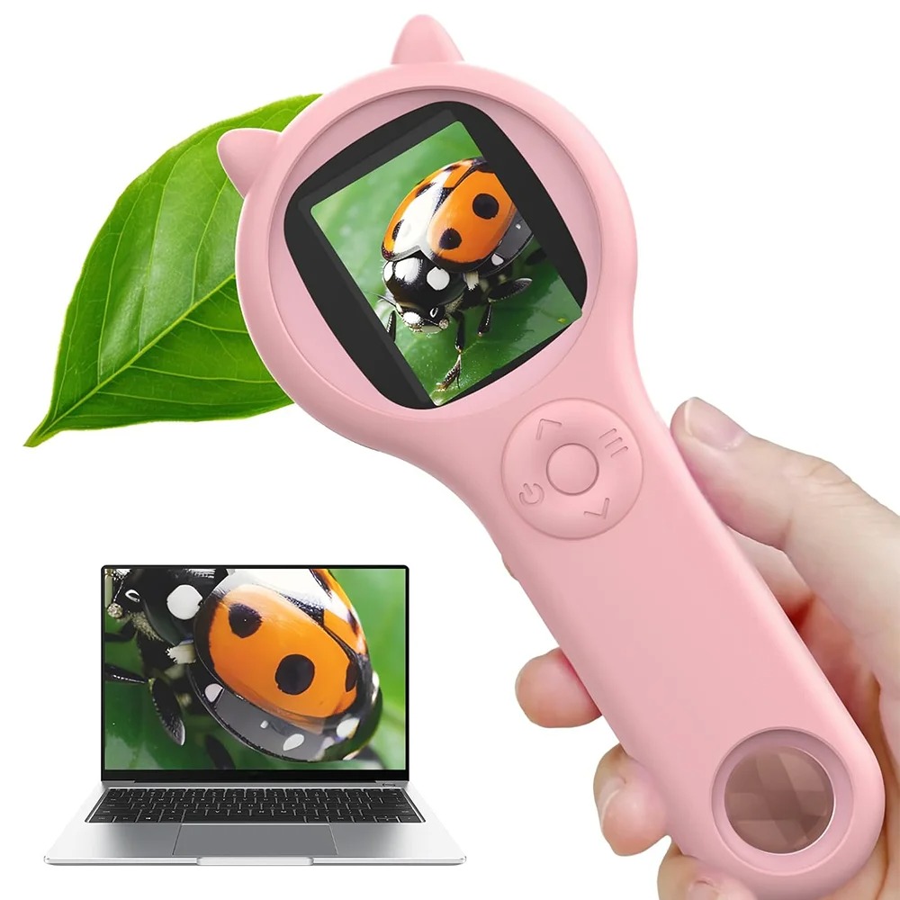 مجهر أطفال محمول باليد مجهر رق - مراجعة Microscope Kids Science وسعره