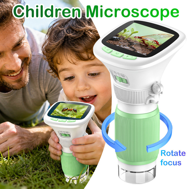 مجهر رقمي محمول للأطفال بتكبير - مراجعة Microscope Kids Science وسعره