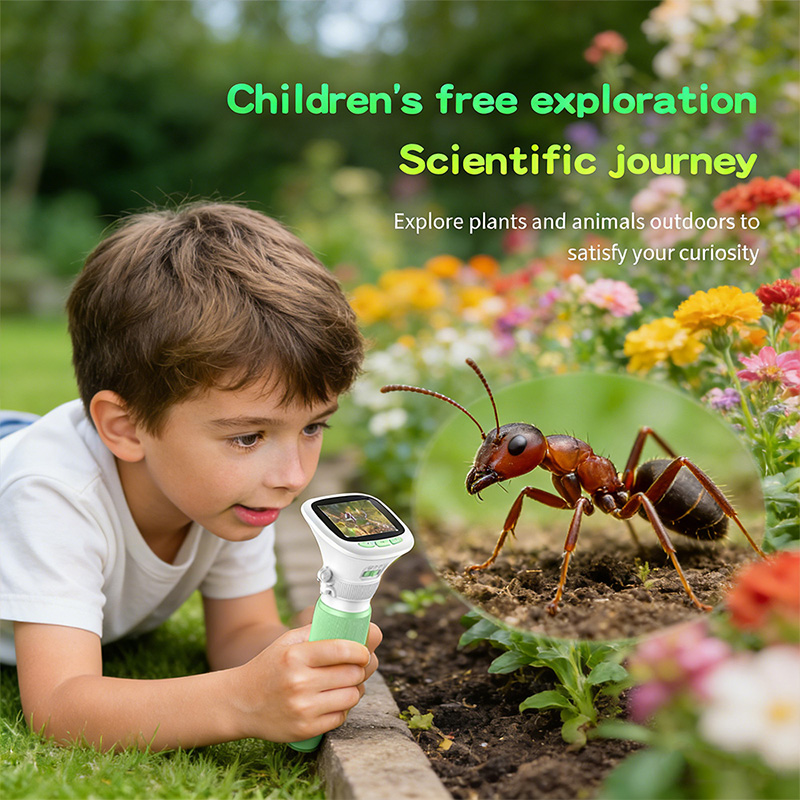 مجهر رقمي محمول للأطفال بتكبير - مراجعة Microscope Kids Science وسعره