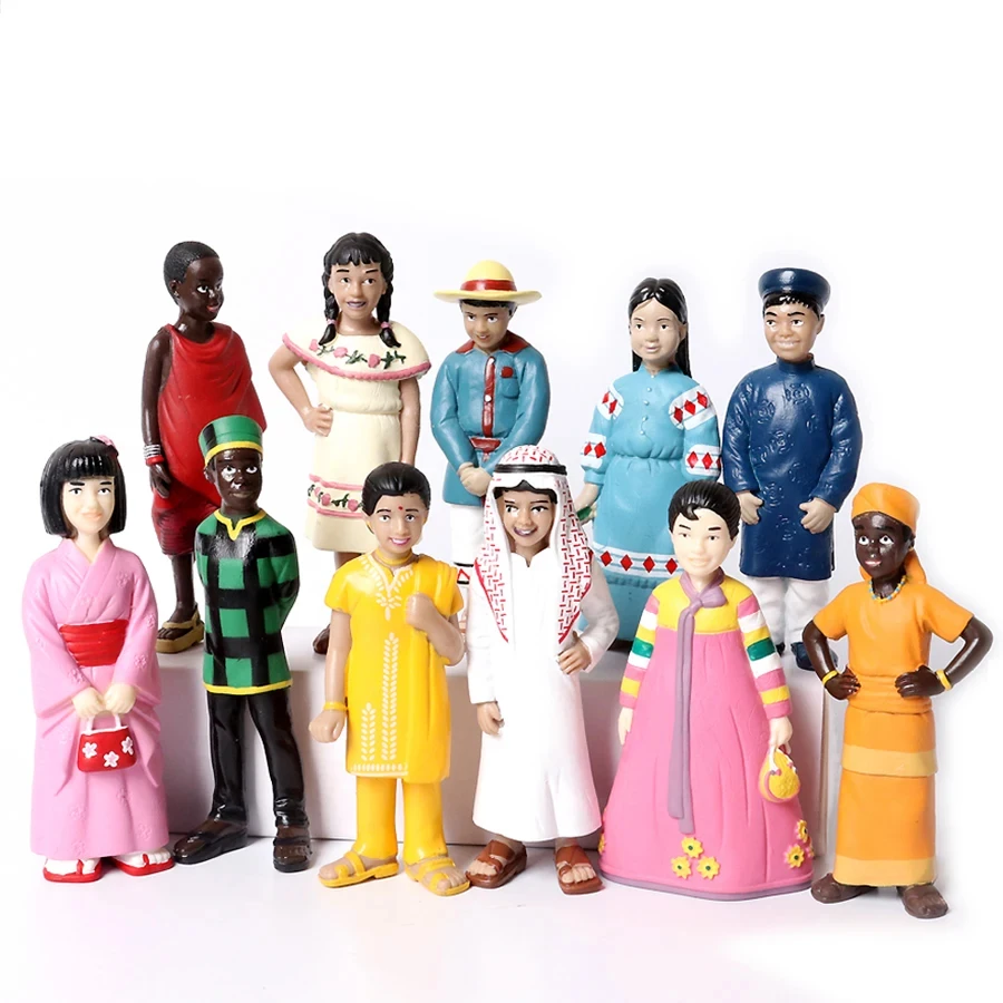 أطفال عمل الشكل بنين بنات طفل  - مراجعة Kids Toys Little People وسعره